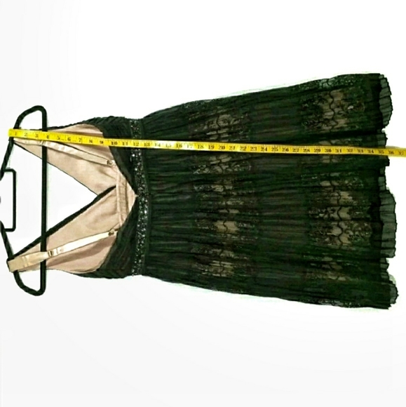 BCBGMAXAZRIA 10 Eve Silk Chiffon Empire Waist B - Picture 8 of 9